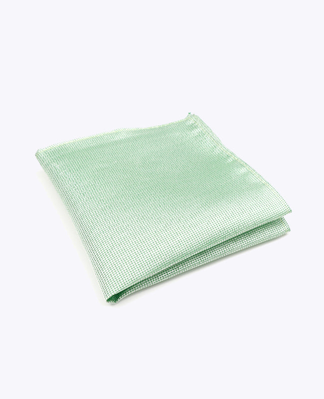 Pochette de Costume à Paillette Vert n°1 en Polyester | Léonard - Unipap's