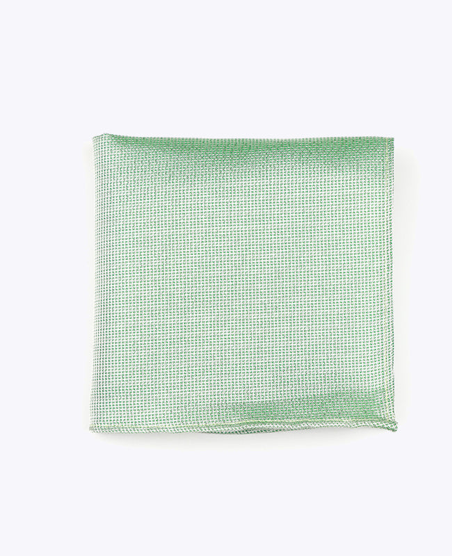 Pochette de Costume à Paillette Vert n°1 en Polyester | Léonard - Unipap's