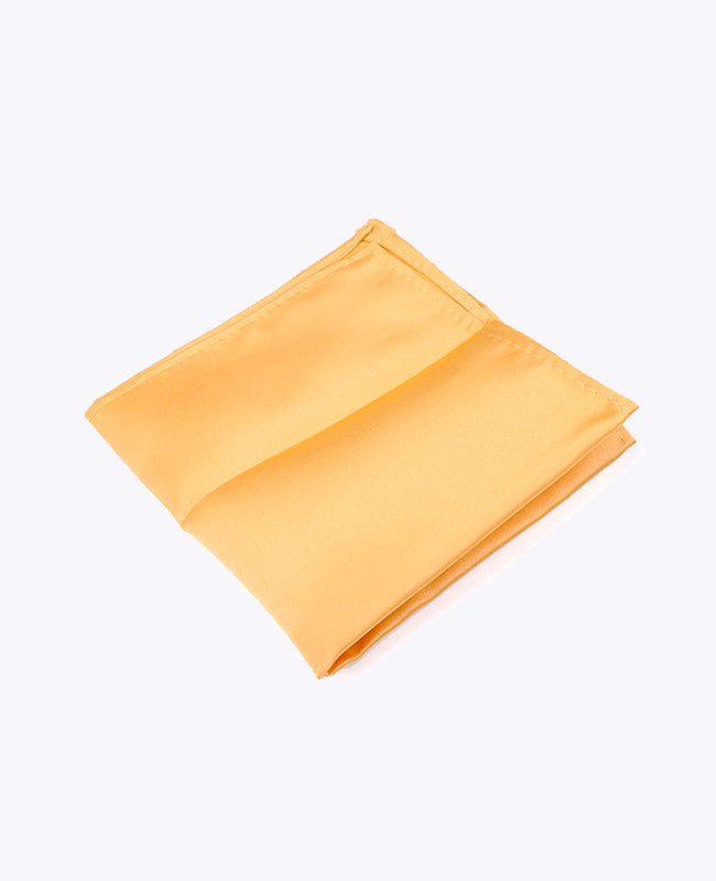 Pochette de Costume Jaune n°1 en Polyester «Anatole»