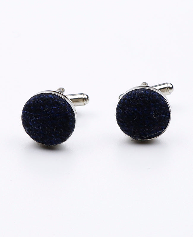 Boutons de Manchette Bleu n°2 en Laine | Claude - Unipap's