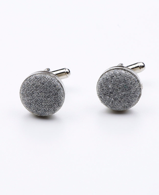 Boutons de Manchette Gris n°1 en Laine | Claude - Unipap's