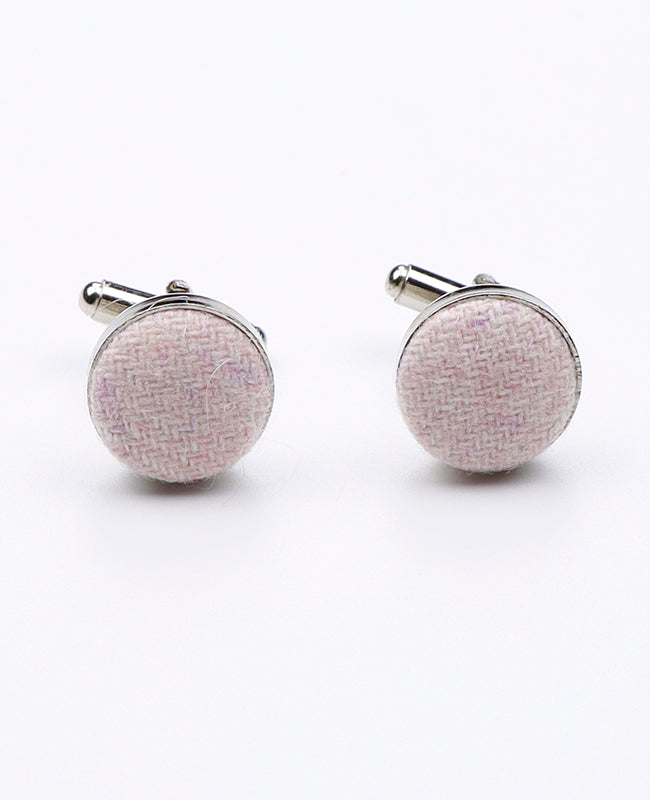 Boutons de Manchette Rose n°2 en Laine | Claude - Unipap's