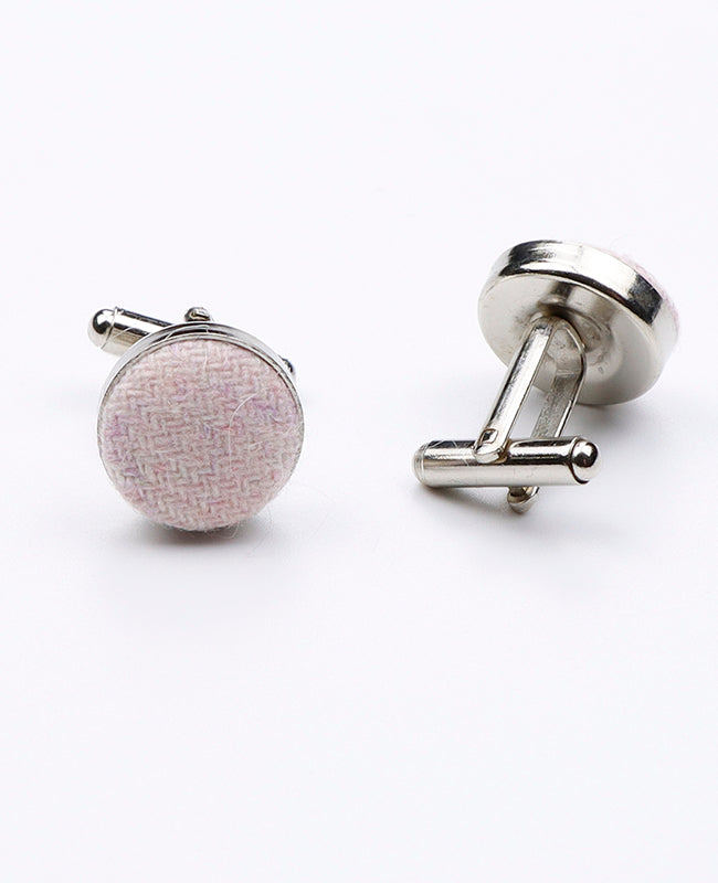 Boutons de Manchette Rose n°2 en Laine | Claude - Unipap's