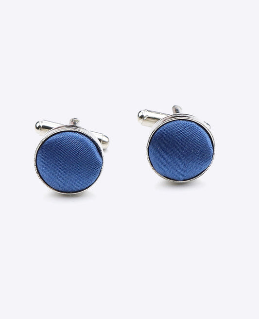 Boutons de Manchette Bleu n°1 en Polyester | Jules - Unipap's