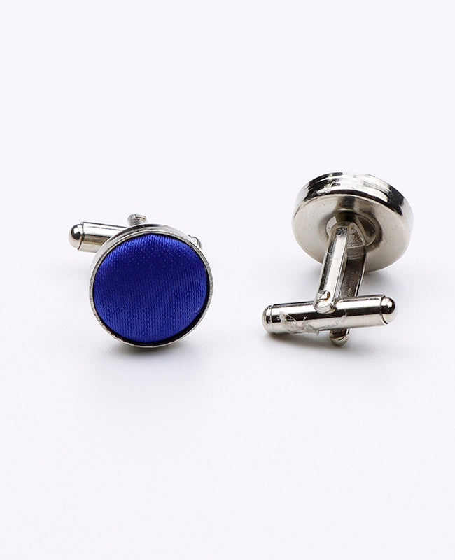 Boutons de Manchette Bleu n°2 en Polyester | Anatole - Unipap's