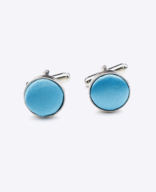 Boutons de Manchette Bleu n°3 en Polyester | Jules - Unipap's