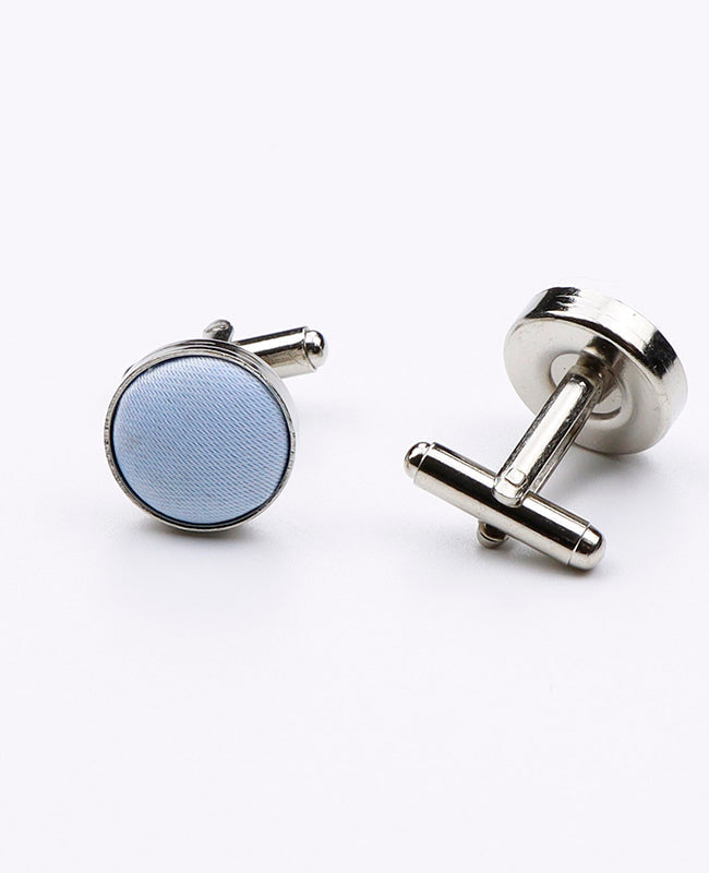 Boutons de Manchette Bleu n°6 en Polyester | Anatole - Unipap's