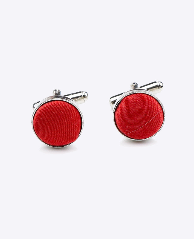 Boutons de Manchette Rouge n°2 en Polyester | Jules - Unipap's