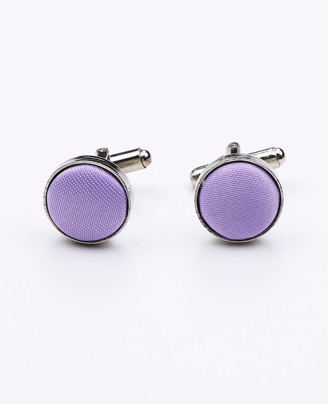 Boutons de Manchette Violet n°2 en Polyester | Anatole - Unipap's