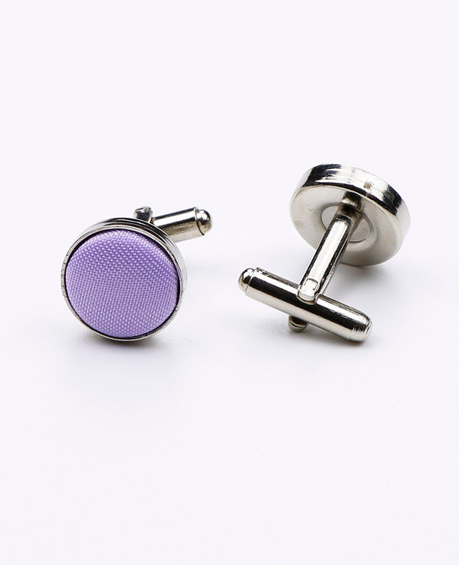 Boutons de Manchette Violet n°2 en Polyester | Anatole - Unipap's