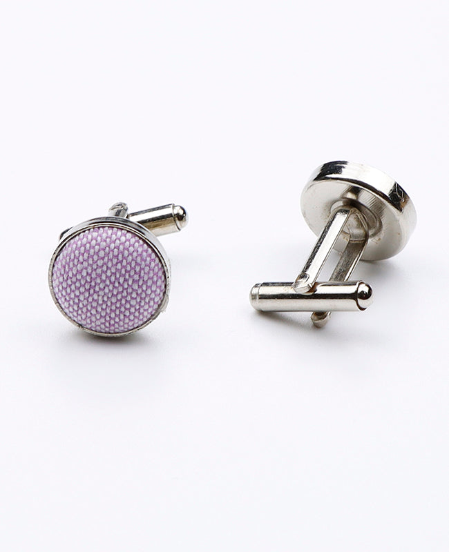 Boutons de Manchette Violet en Coton | Edgard - Unipap's