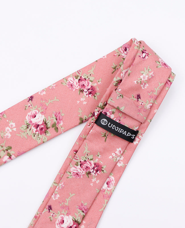 Cravate Liberty Rose Homme en Coton | Charles - Unipap's