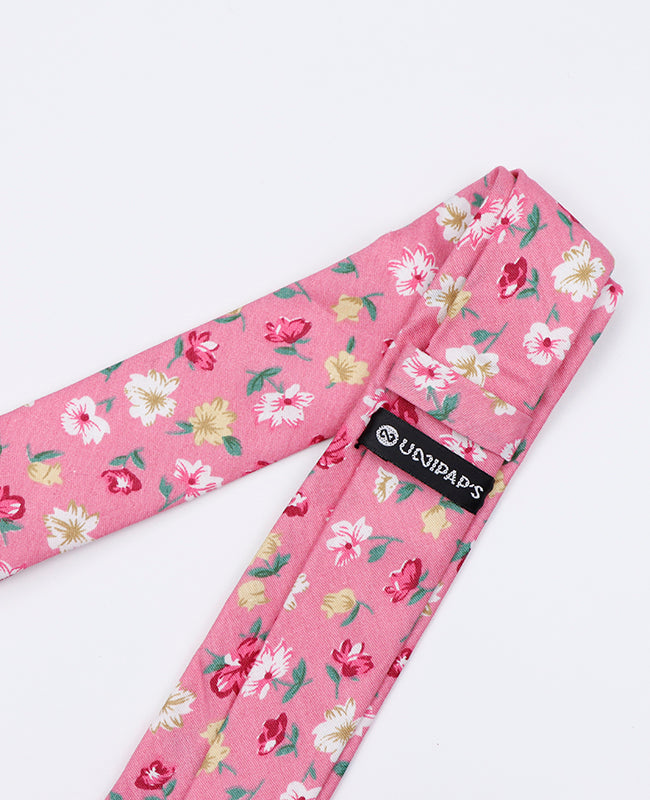 Cravate Liberty Rose n°3 Homme en Coton | Gaspard - Unipap's