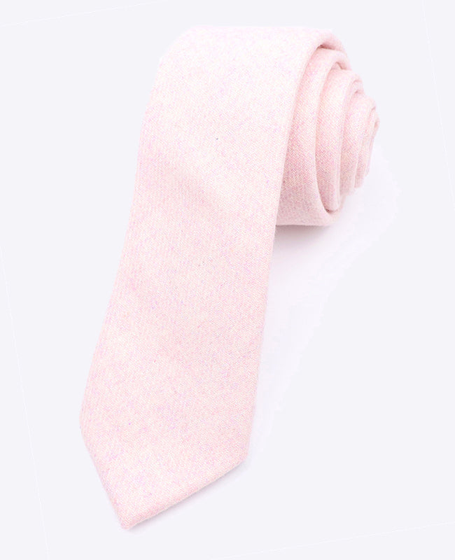 Cravate Rose n°2 Homme en Laine | Claude - Unipap's