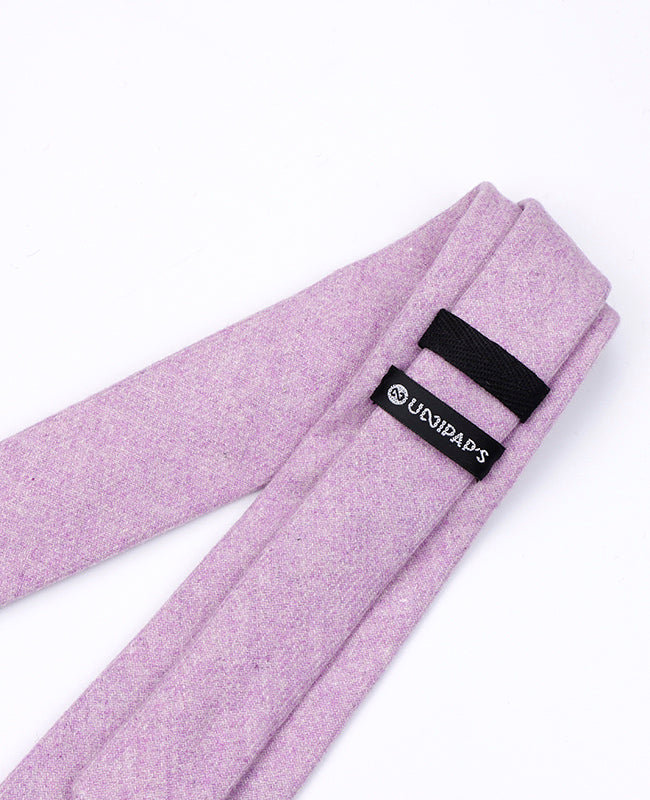 Cravate Violet Homme en Laine | Claude - Unipap's