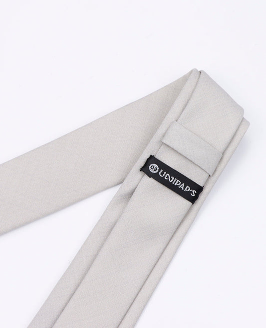 Cravate Gris n°2 Homme en Polyester | Octave - Unipap's