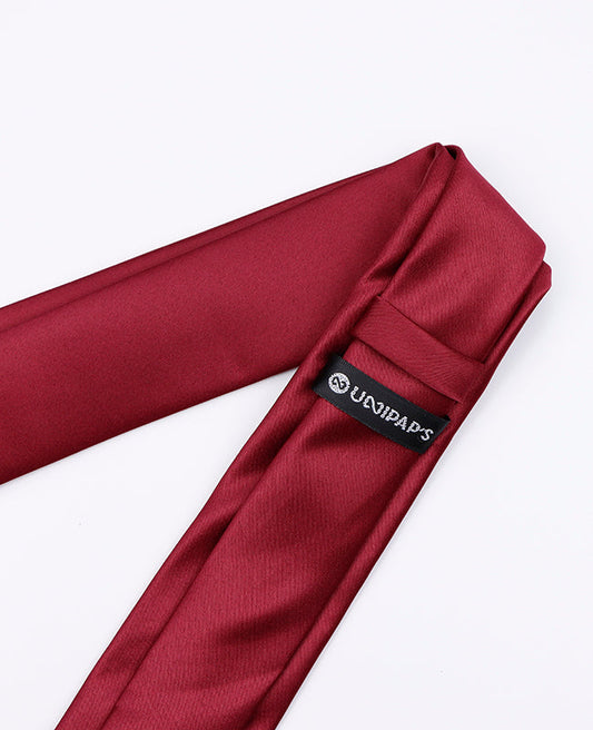 Cravate Rouge n°1 Homme en Polyester | Anatole - Unipap's