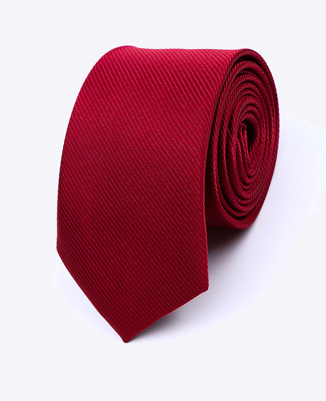 Cravate Rouge n°1 Homme en Polyester | Lucien - Unipap's