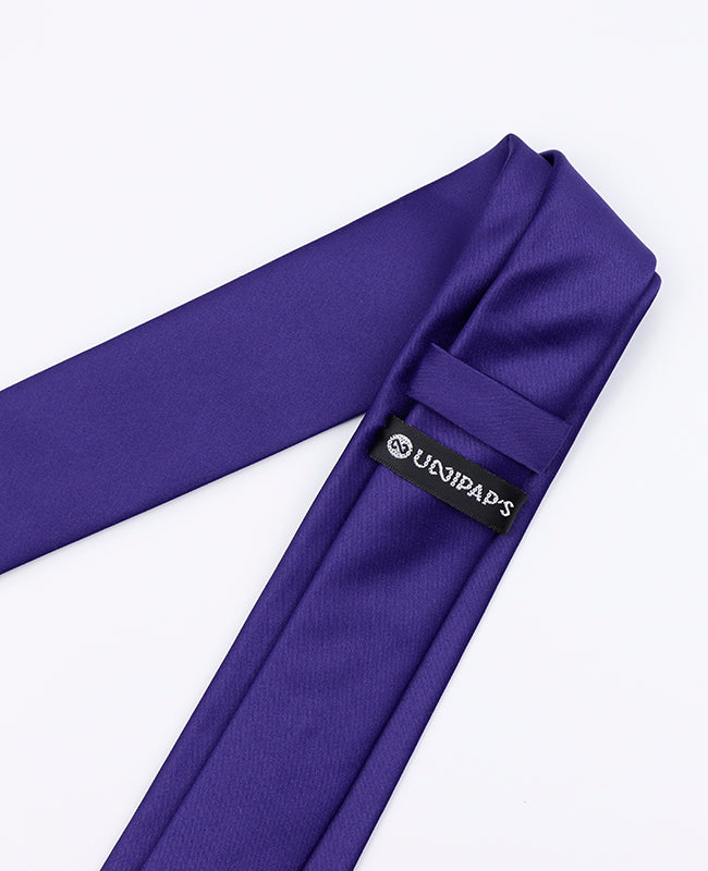 Cravate Violet n°1 Homme en Polyester | Anatole - Unipap's