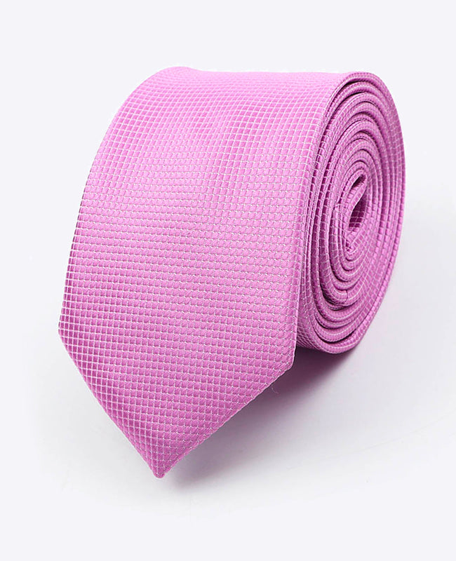 Cravate Violet n°3 Homme en Polyester | Martin - Unipap's