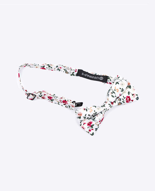 Noeud Papillon Liberty Blanc n°2 Enfant en Coton | Charles - Unipap's