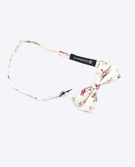 Noeud Papillon Liberty Blanc n°7 Enfant en Coton | Charles - Unipap's