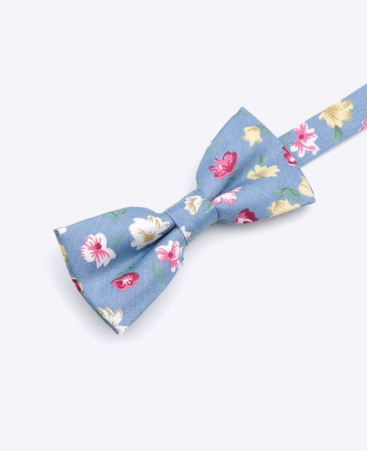 Noeud Papillon Liberty Bleu n°4 Enfant en Coton | Gaspard - Unipap's