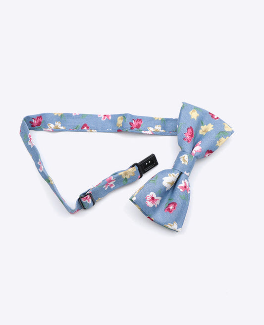 Noeud Papillon Liberty Bleu n°4 Enfant en Coton | Gaspard - Unipap's