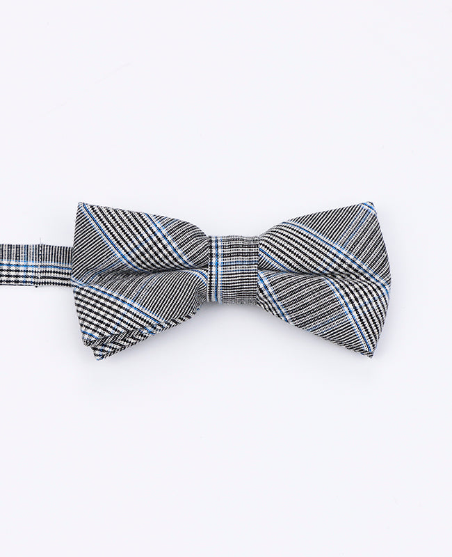 Noeud Papillon Tartan Gris n°1 Enfant en Coton | Marcel - Unipap's