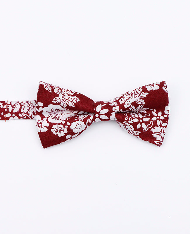 Noeud Papillon Liberty Rouge n°2 Enfant en Coton