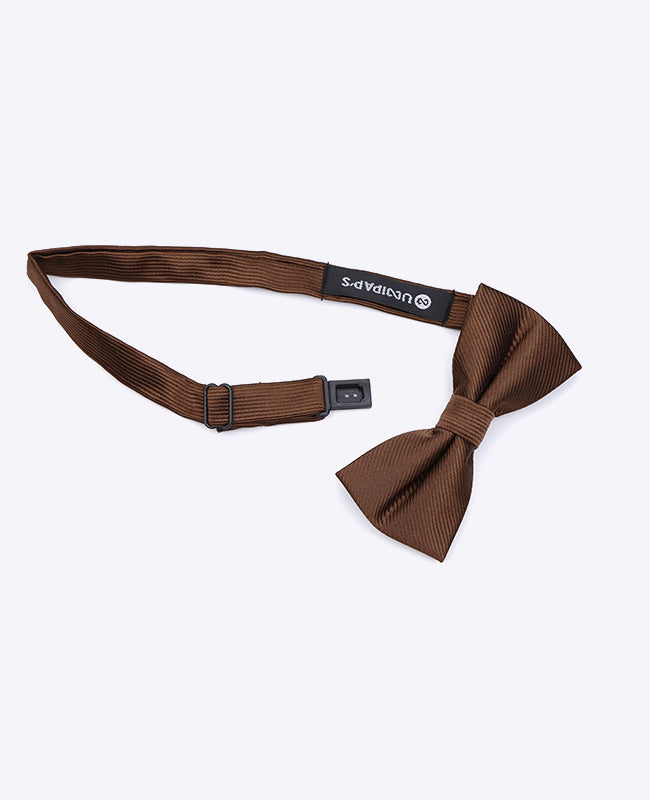 Noeud Papillon Marron Enfant en Polyester | Lucien - Unipap's