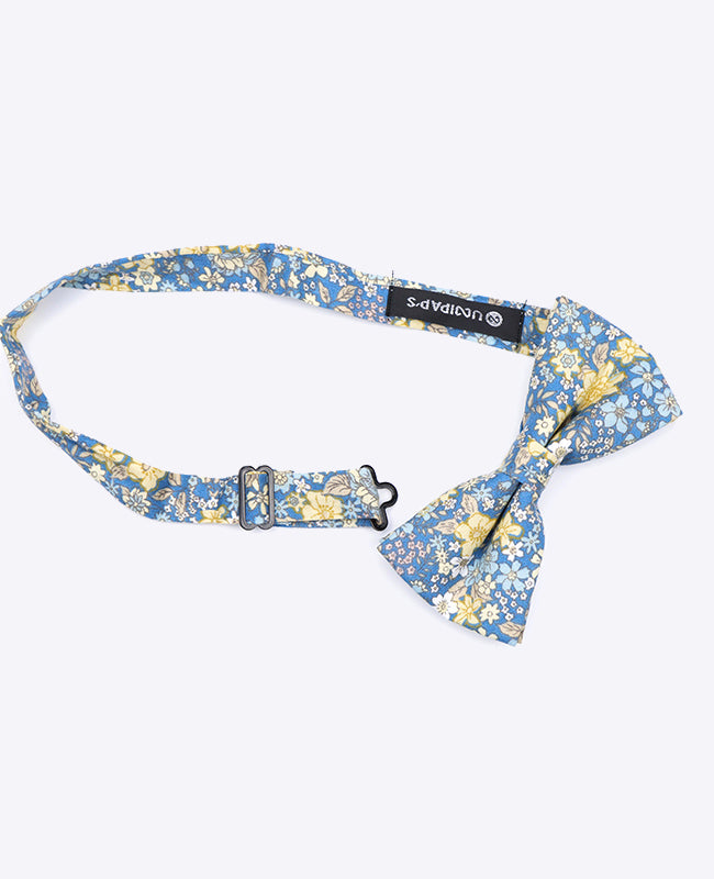 Noeud Papillon Liberty Bleu n°2 Homme en Coton | Gaspard - Unipap's