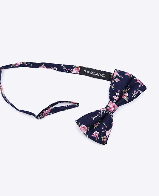 Noeud Papillon Liberty Bleu n°4 Homme en Coton | Charles - Unipap's