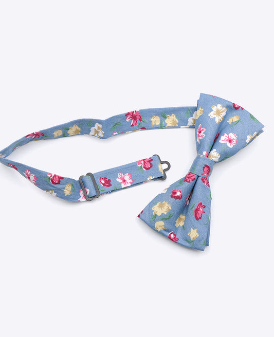 Noeud Papillon Liberty Bleu n°4 Homme en Coton | Gaspard - Unipap's