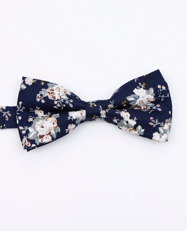 Noeud Papillon Liberty Bleu n°5 Homme en Coton | Charles - Unipap's