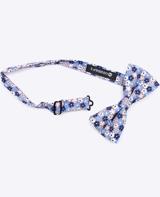 Noeud Papillon Liberty Bleu n°5 Homme en Coton | Gaspard - Unipap's