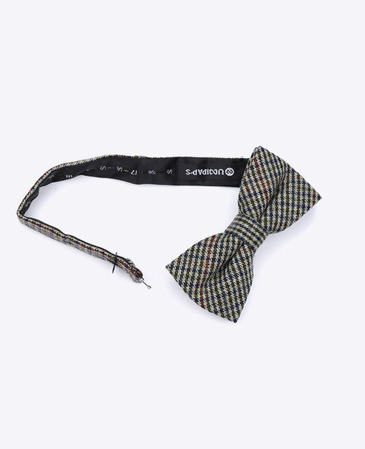 Noeud Papillon Tartan Gris n°9 Homme en Laine | Nobert - Unipap's