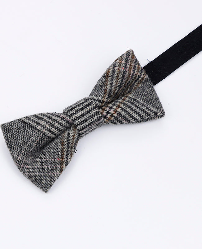 Noeud Papillon Tartan Gris n°7 Homme en Laine | Norbert - Unipap's