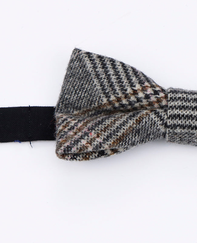 Noeud Papillon Tartan Gris n°7 Homme en Laine | Norbert - Unipap's