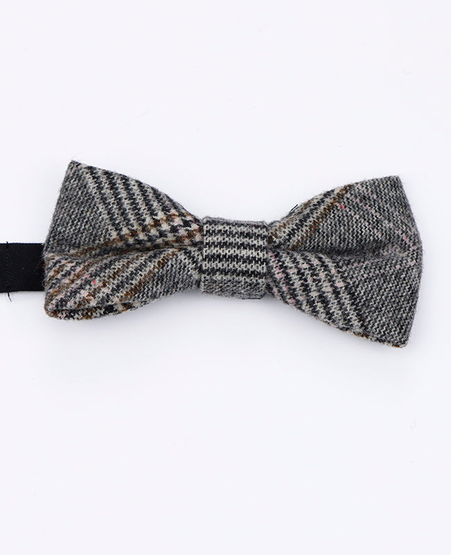 Noeud Papillon Tartan Gris n°7 Homme en Laine | Norbert - Unipap's