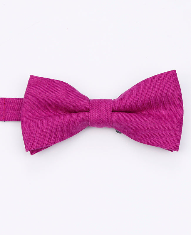 Noeud Papillon Violet n°1 Homme en Lin | Basile - Unipap's