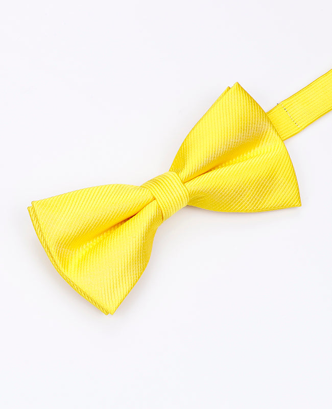 Noeud Papillon Jaune n°1 Homme en Polyester | Lucien - Unipap's