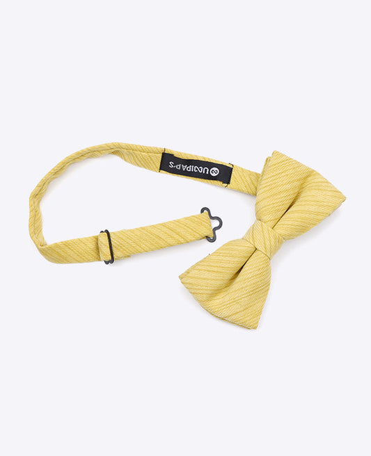 Noeud Papillon Jaune n°1 Homme en Polyester | Augustin - Unipap's