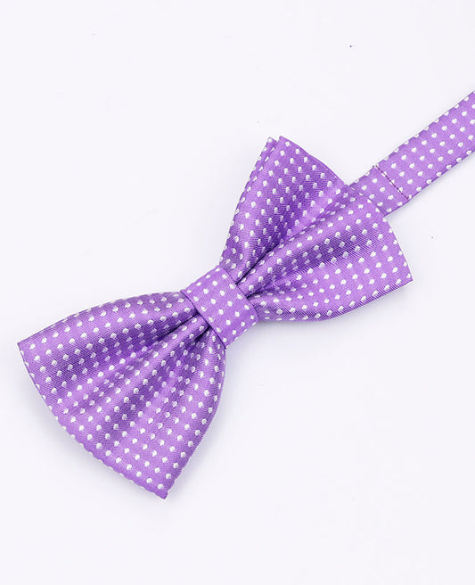 Noeud Papillon Violet n°1 à Pois Homme en Polyester | Louis - Unipap's