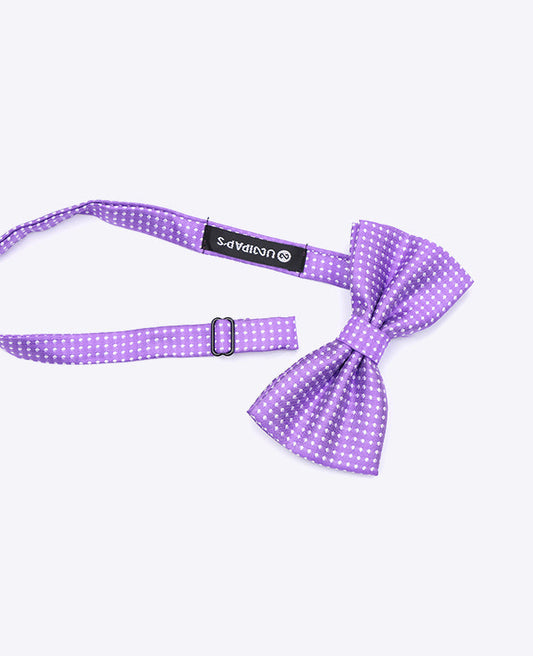 Noeud Papillon Violet n°1 à Pois Homme en Polyester | Louis - Unipap's