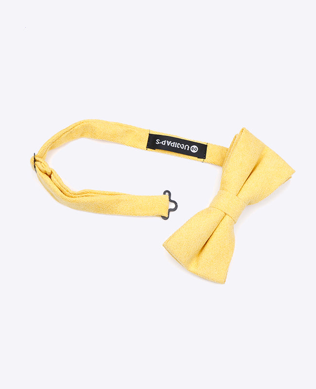 Noeud Papillon Jaune n°1 Homme en Velours | Simon - Unipap's