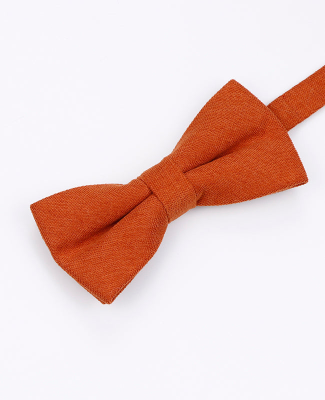 Noeud Papillon Orange n°1 Homme en Velours | Simon - Unipap's