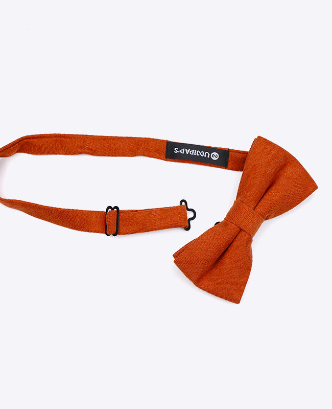 Noeud Papillon Orange n°1 Homme en Velours | Simon - Unipap's