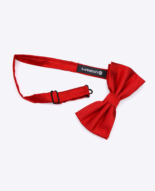 Noeud Papillon XL Rouge n°2 Homme en Polyester | Lucien - Unipap's