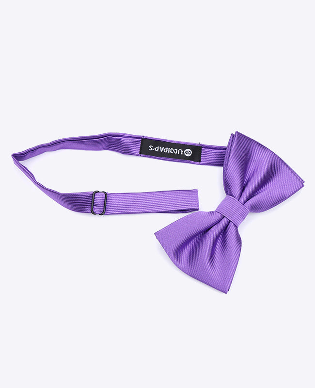 Noeud Papillon XL Violet n°3 Homme en Polyester | Lucien - Unipap's